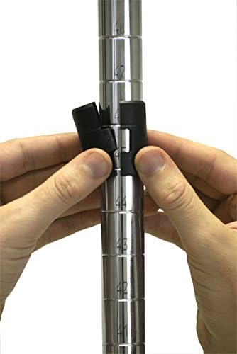 Omega 12" Deep x 60" Wide x 96" High 3 Tier Chrome Starter Shelving Unit