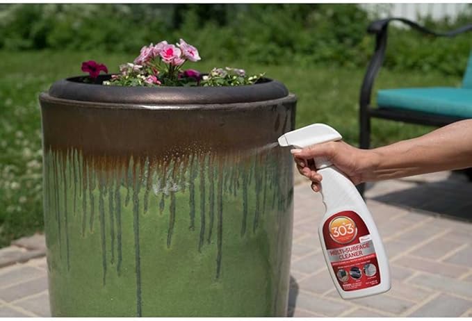 303 Products Multi-Surface Cleaner - Safely Cleans All Water Safe Surfaces, Including All Types of Fabric and Vinyl, Rinses Residue Free, Manufacturer Recommended, 1 Gallon (30570-4PK)