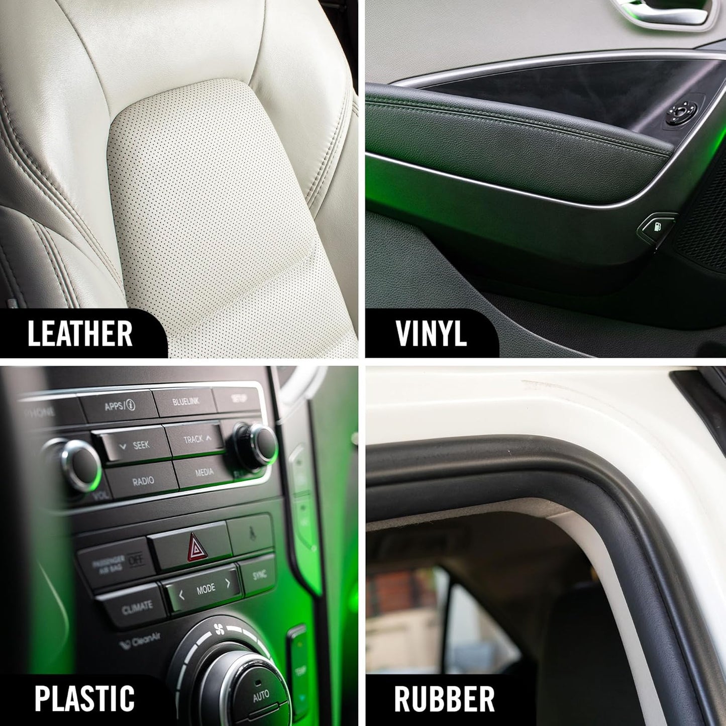 Turtle Wax 53787 Hybrid Solutions Ceramic Graphene Inside Job, Interior Car Cleaner and Protectant, Odor Eliminator, Works on Leather, Vinyl, Plastic, Rubber and More, 16 fl oz. (Pack of 1)