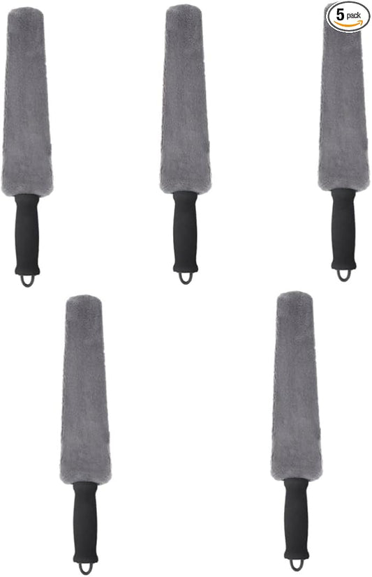 SOLUSTRE 5pcs Car Vent Cleaner Brush Soft Detail Cleaning Tool for Automotive Air Conditioner Outlets Lightweight Duster for Car Interior and Maintenance