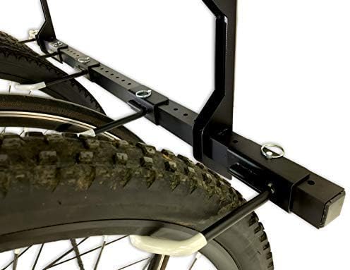 StoreYourBoard Bike Storage Rack with Shelf – Heavy Duty Garage Bike Storage Rack for 5 Bicycles, Adjustable Vertical Bike Rack, Bike Rack Shelf for Helmets & Gear, Holds 300 lbs