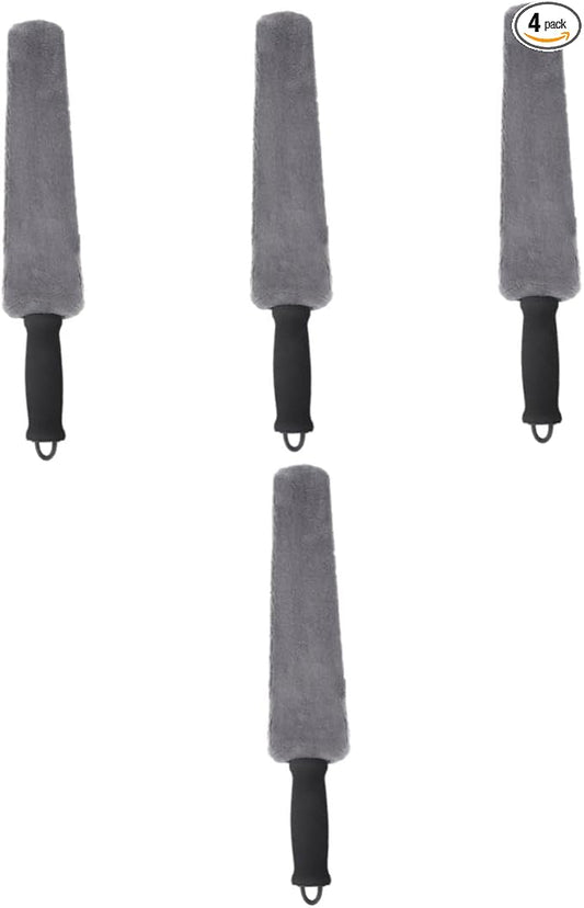 PRETYZOOM 4pcs Car Vent Cleaning Brush Soft Tool for Automotive Air Conditioner Outlets Ergonomic Handle for Easy Use Portable Detail Brush for Car Interior Cleaning