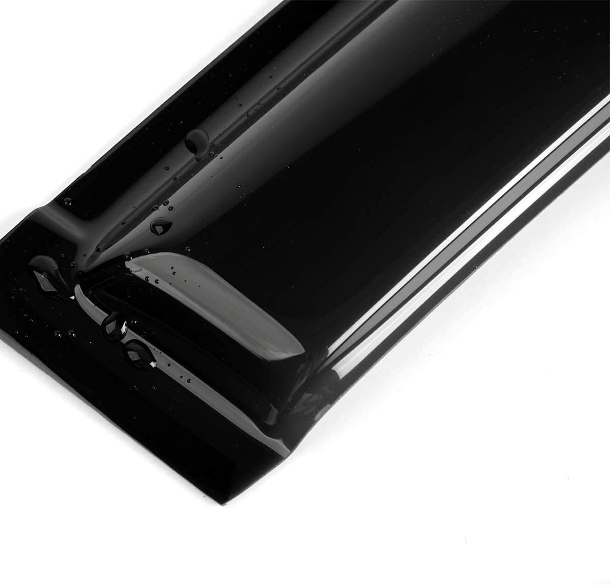 94248 Side Window Visor Wind Vent Deflector,4pcs Outside Mount Style Nice Sun Rain Guards Set fit for 2013-2019 Nissan Sentra Window Shade