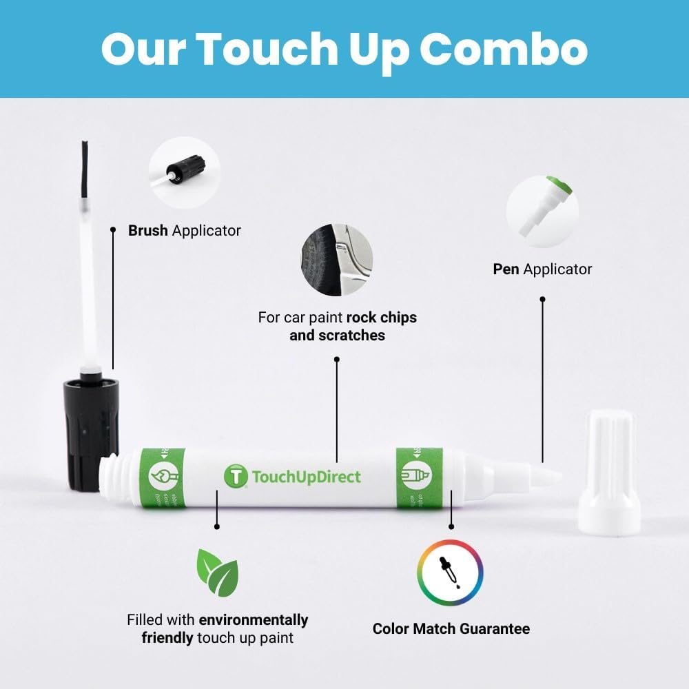 TouchUpDirect 8X8 Blueprint Compatible with Toyota Exact Match Touch Up Paint Combo - Essential Kit