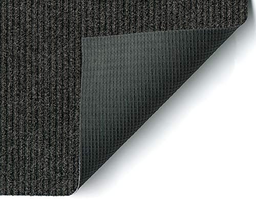 KOECKRITZ Heavy Duty Durable All Weather Indoor/Outdoor Non Slip Entrance Mat Rugs and Runners for Office Business Building Home Garage Front Door (4' x 18', Charcoal)