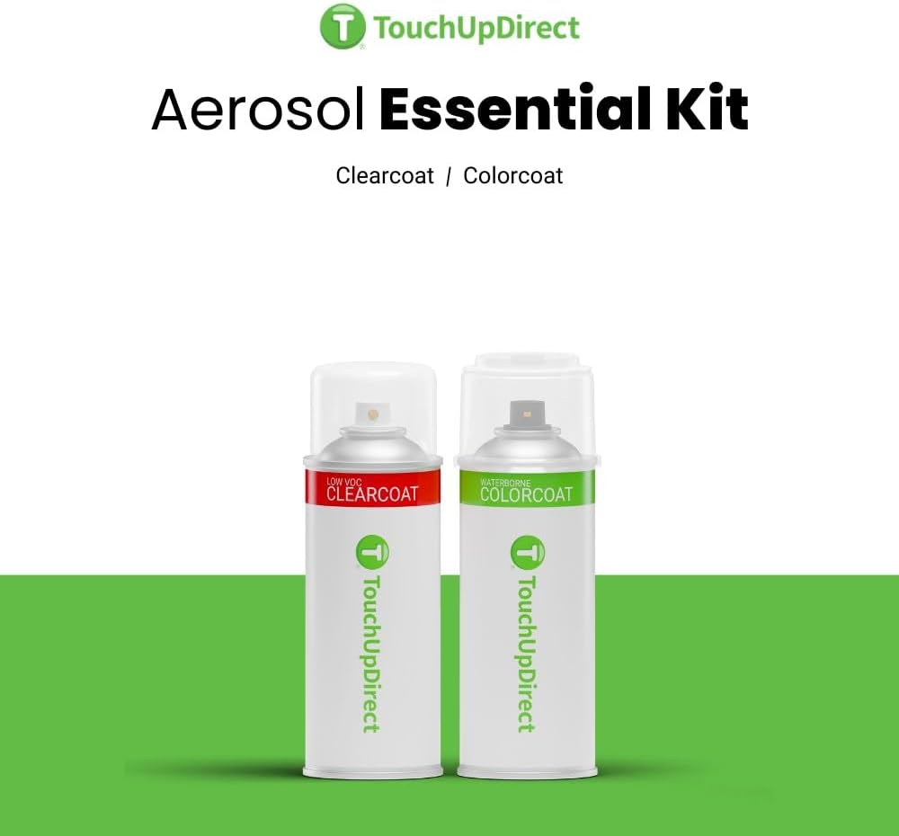 TouchUpDirect 8R5 Blue Mirage Metallic Compatible with Toyota Exact Match Touch Up Paint Aerosol - Essential Kit