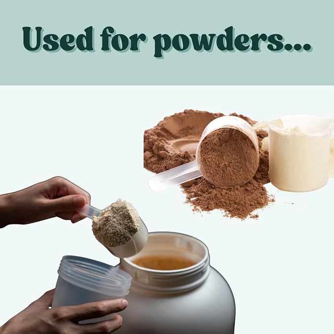13 mL (13 CC) Long Handle Scoop for Measuring Coffee, Pet Food, Grains, Protein, Spices and Other Dry Goods (Pack of 100)
