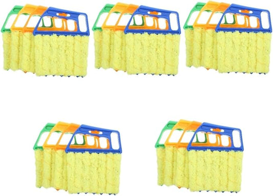Ipetboom 20pcs Blinds Cleaner Lightweight Portable Duster for Cars Vents Shutters Washable Brush Gentle Bristles for Safe Cleaning for Home Vehicle Use