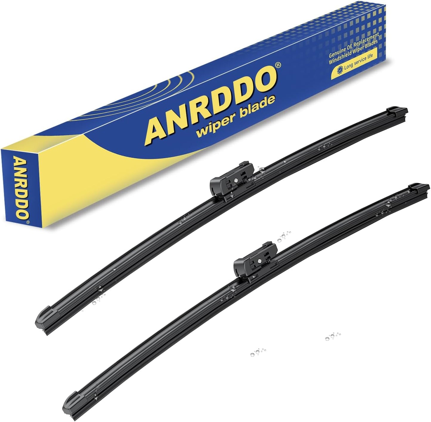2 wipers Factory For VW Volkswagen Jetta CC Passat 2011 2012 2013 2014 2015 2016 2017 2018 2019 Original Equipment Replacement Wiper Blade Set - 24"/19" (Set of 2) Top Lock