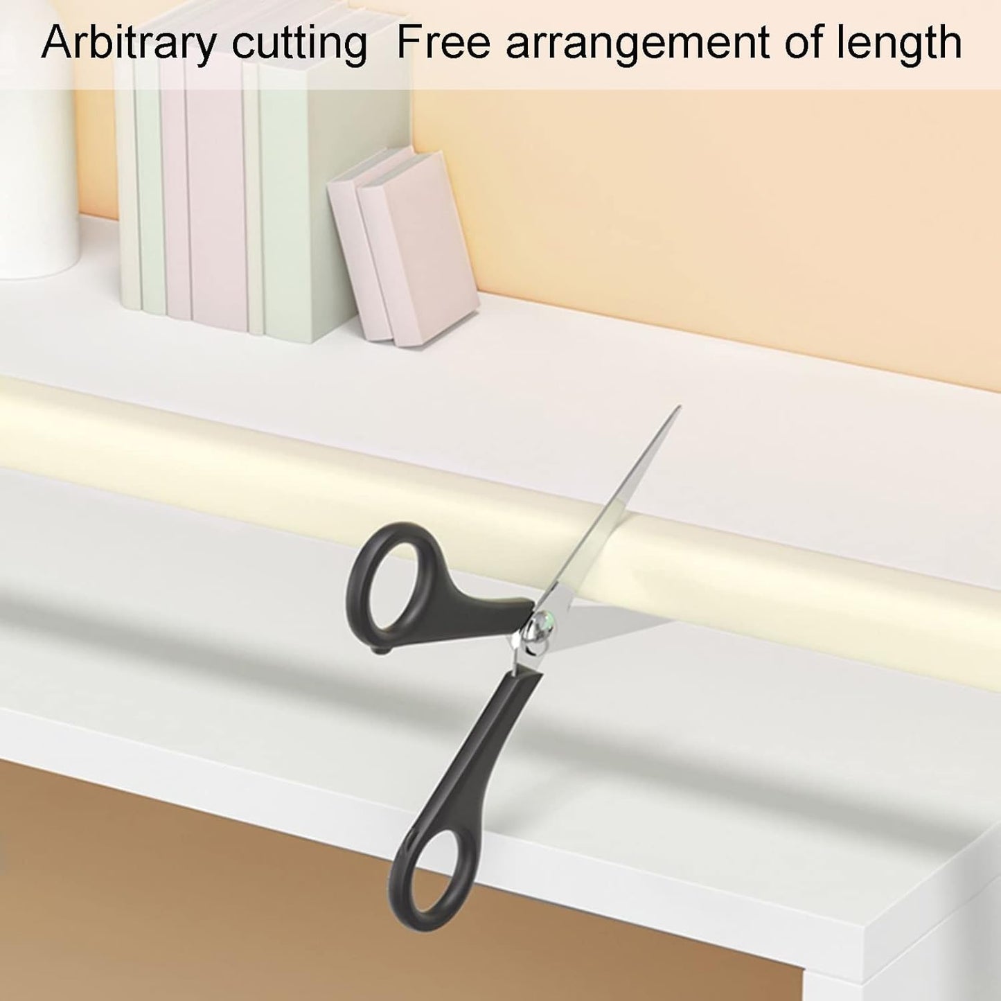 XPLKQXE Sharp Edge Safety Corner Edge Foam Padding, Edge Guards Bumpers Adhesive, Edge Corner Protector Guards for Table Edges & Sharp Corners(White-A,2pcs)