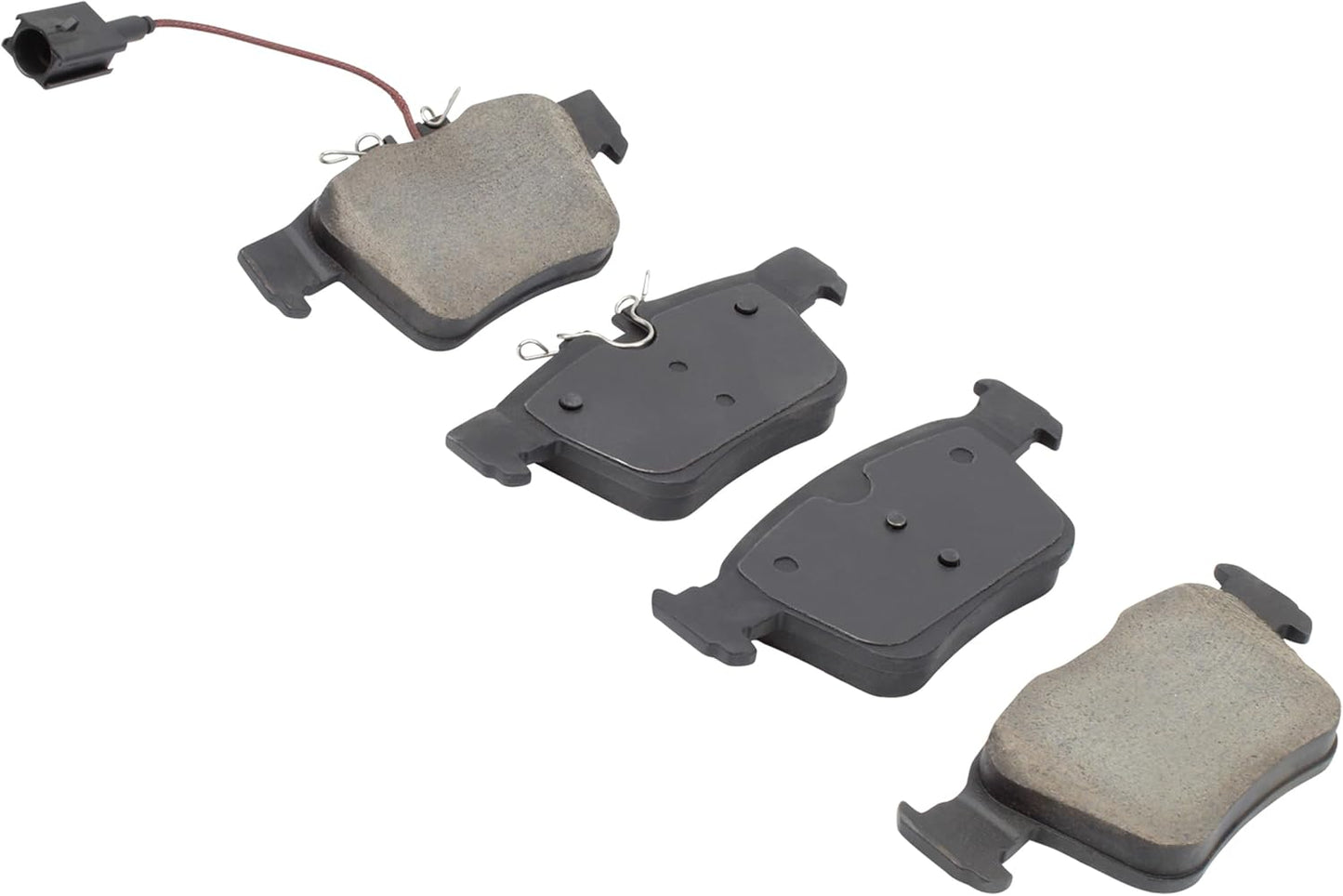 Premium Ceramic Rear Brake Pads (1001-1989C) Compatible with Maserati Ghibli 2017-2022, Maserati Levante 2017-2022, Maserati Quattroporte 2017-2017