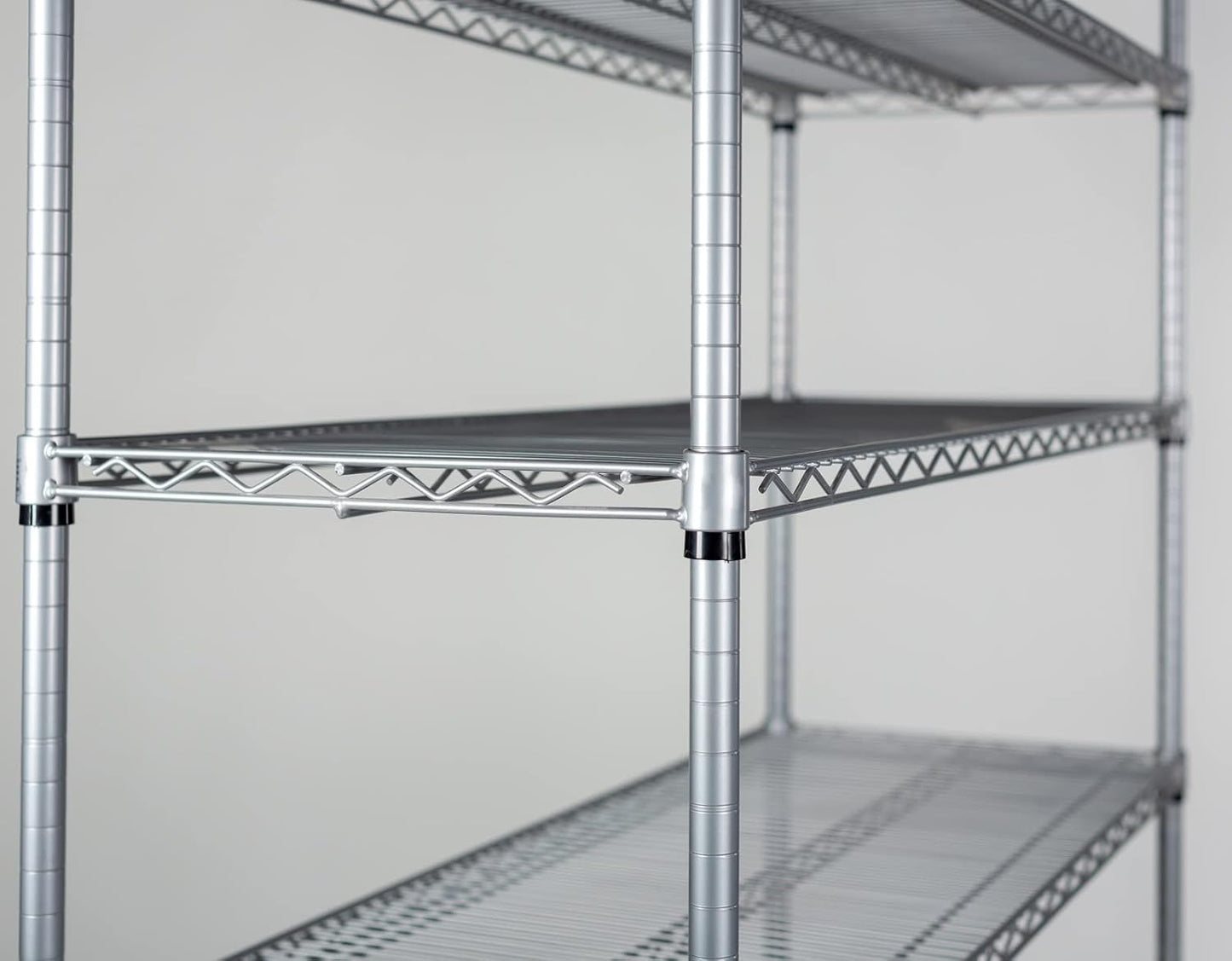 Omega 24" Deep x 60" Wide x 86" High 3 Tier Gray Starter Shelving Unit