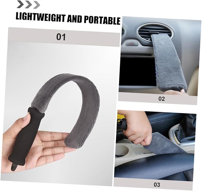Zerodeko 3pcs Car Interior Duster Microfiber Brush for Car Vent Cleaning Mini Duster Air Vent Cleaner Brush Air Cleaning Tool