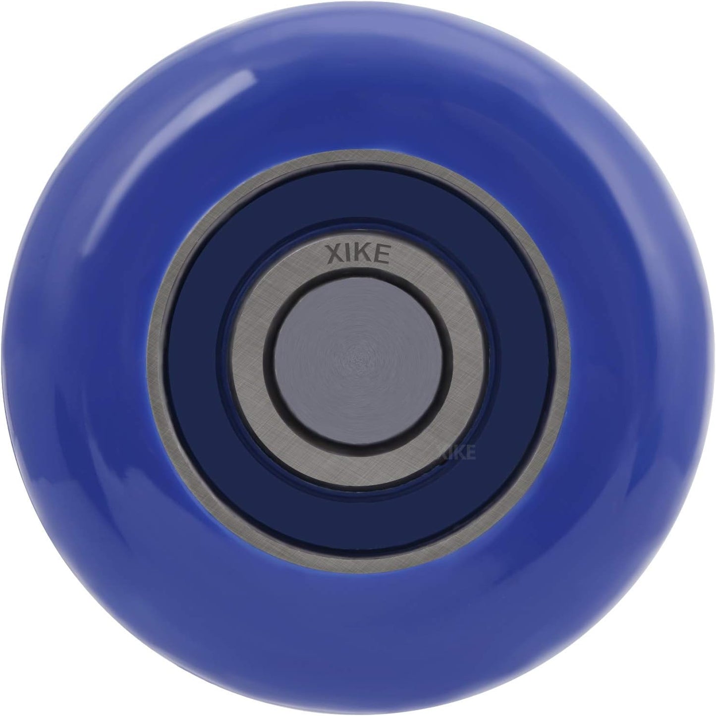 XiKe 12 Pack Blue 2" Nylon Garage Door Roller 4" Stem, Quiet/Durable and High Load, Use 6200-2RS Double Seals Precision Bearings.