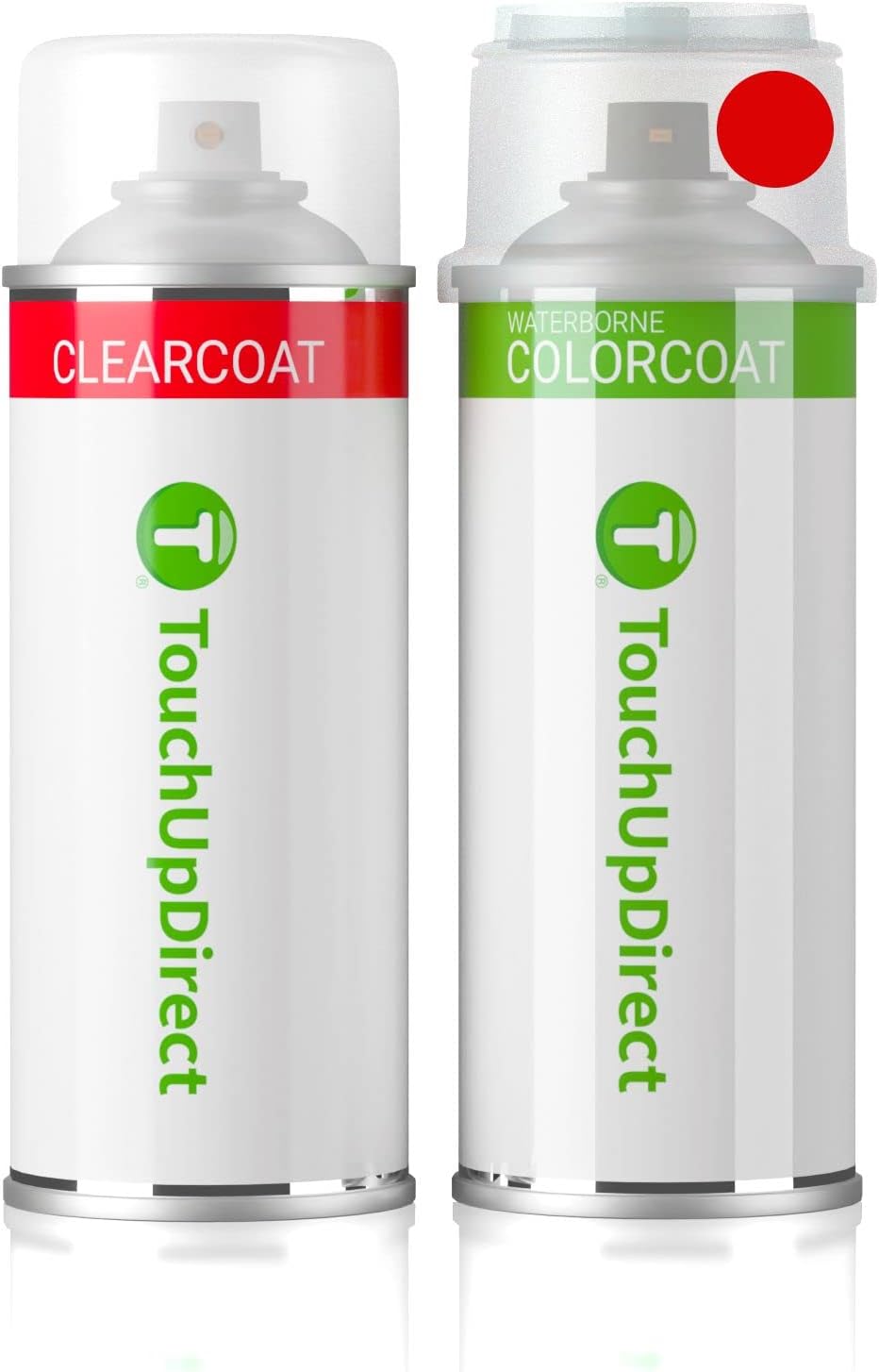 TouchUpDirect 3P0 Absolutely Red Compatible with Toyota Exact Match Touch Up Paint Aerosol - Essential Kit