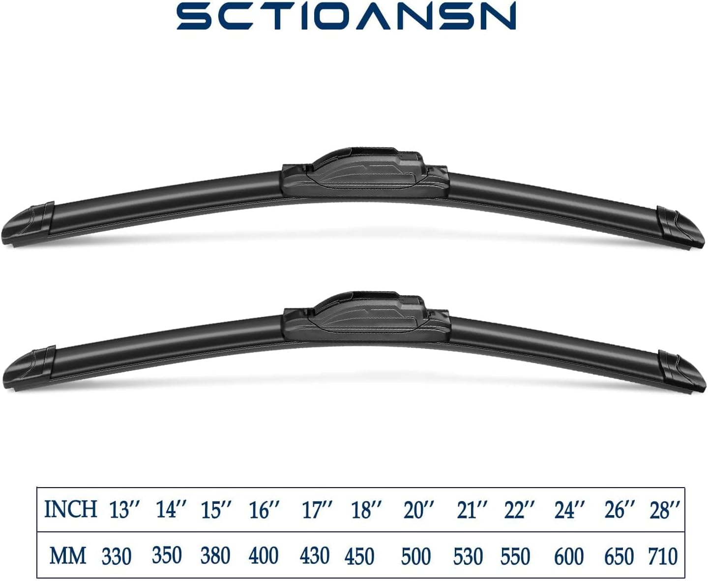 3Pcs Windshield Wipers for Chevrolet Chevy Trailblazer 2002-2006, Chevrolet Trailblazer EXT 2002-2006, Original Equipment Automotive Replacement Windshield Wipers- 22"/22"/16" (Pack of 3) J- HOOK
