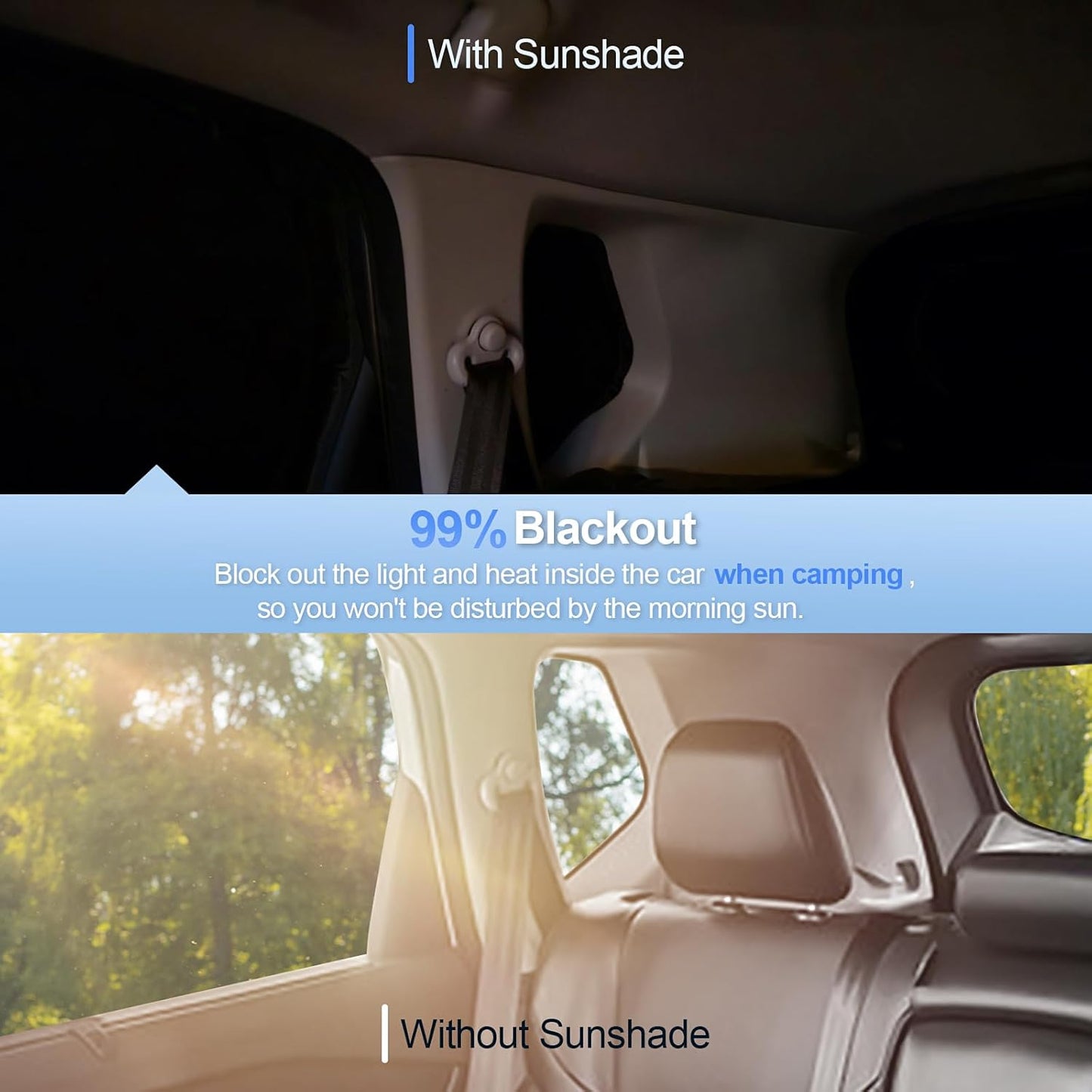 6pcs Car Window Shades for Toyota Camry 2007-2011 Accessories,Windshield Side Rear Full Sunshade,Sun Visor UV Blocking, Privacy Protection and Blackout for Camping Outdoor