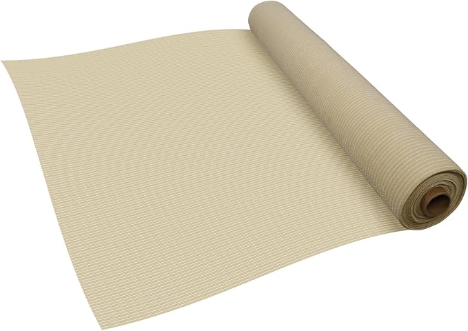 TANG Sun Shade Fabric Roll 8'x108' Shade Cloth for Garden Beige HDPE Mesh Shading Pergola Cover Replacement Canopy, 95% Blockage Sunshades for Outdoor Patio Backyard Plant
