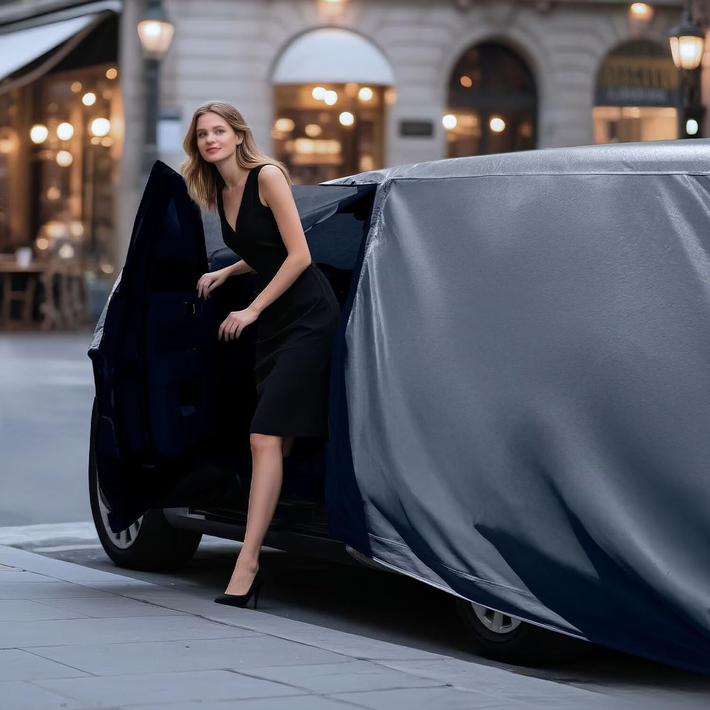 Waterproof Buick Century(1993-2005) Car Cover with Breathable Vents, [2025 Upgrade] Premium Covers with Cotton Liner and Zipper Door, Sun Rain Snow Dust Uv Protection.(Gift with Towel)