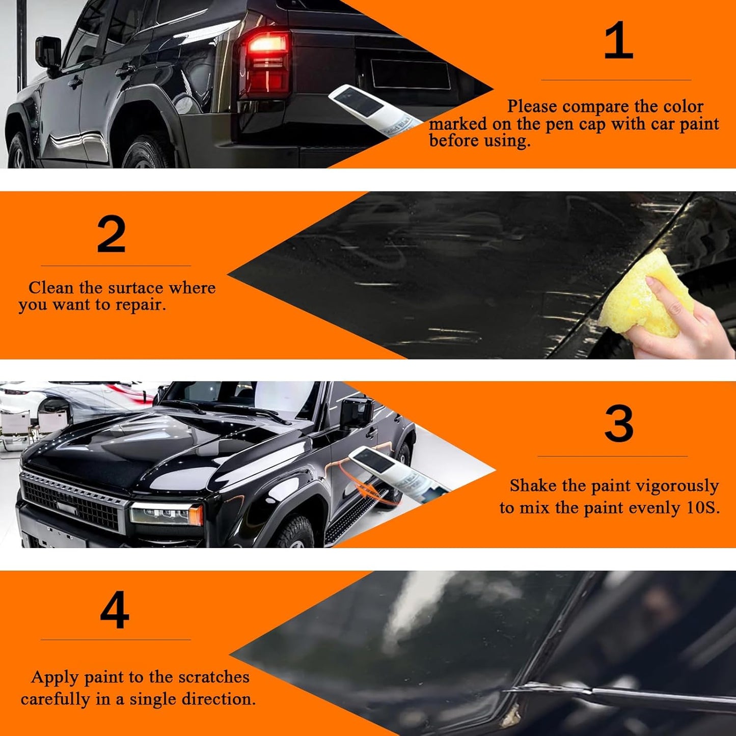 3T3 Ruby Flare Pearl Touch Up Paint for Toyota, Car Paint Pen Scratch Repair Two-In-One Touch Up Paint, Premium Car Scratch Remover for Deep Scratches