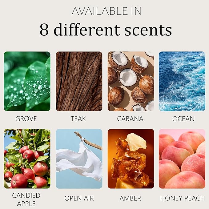 Car Air Freshener - Stone Air Freshener - Car Odor Eliminator - Long Lasting Scent - Car Scent - VISOR CLIP INCLUDED (Honey Peach)