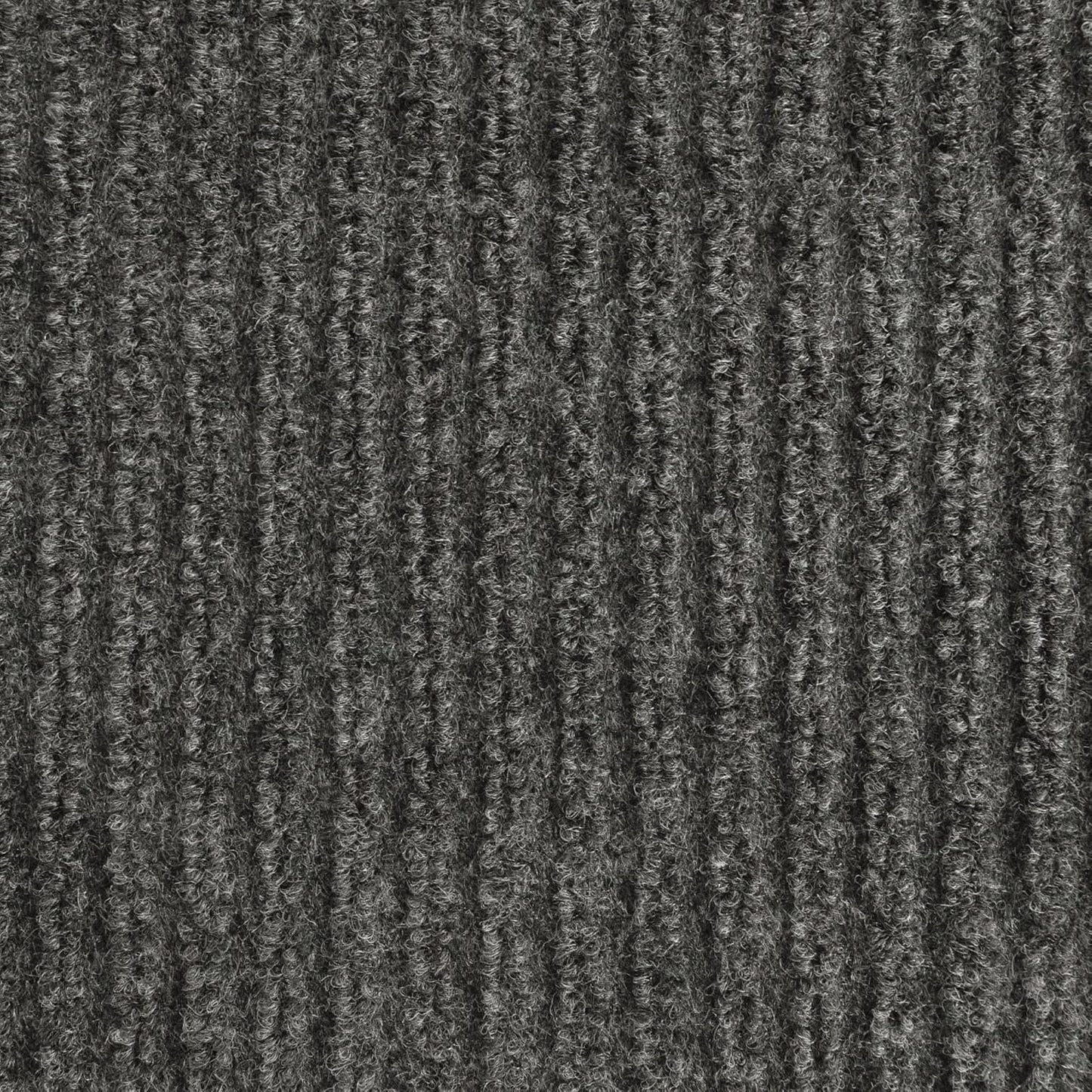 iCustomRug Spartan Weather Warrior Duty Indoor/Outdoor Utility Ribbed in 3ft,4ft,6ft Widths 70 Custom Sizes with Natural Non-Slip Rubber Backing 4'X50' in Charcoal
