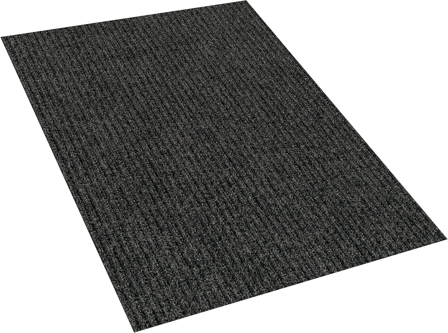 KOECKRITZ Heavy Duty Durable All Weather Indoor/Outdoor Non Slip Entrance Mat Rugs and Runners for Office Business Building Home Garage Front Door (3' x 5', Charcoal)